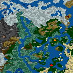 Download map The Forgotten Rivers - heroes 3 maps