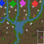 Download map Between the rivers - heroes 4 maps