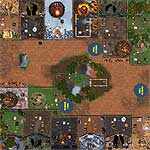 Download map Random Tactical Arena - heroes 5 maps
