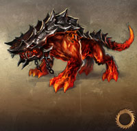 Might & Magic: Heroes 6 Hellhound Inferno artwork