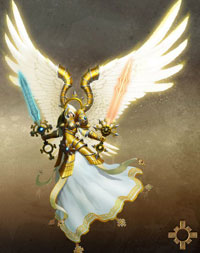 Might & Magic: Heroes 6 Celestial is the upgraded Seraph Haven artwork