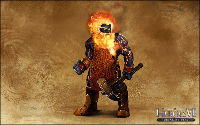 FIRE GIANT - heroes 7 Fortress faction