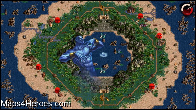 Island Kingdoms - HoMM3 Map - Island Kingdoms