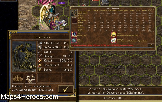 Some type of troops don't get stack exp bonuses ? - Dragon Lord II