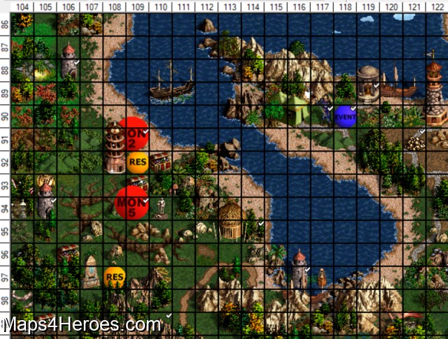 Did you mean (115,98)? - The Ranger and the Sorceress