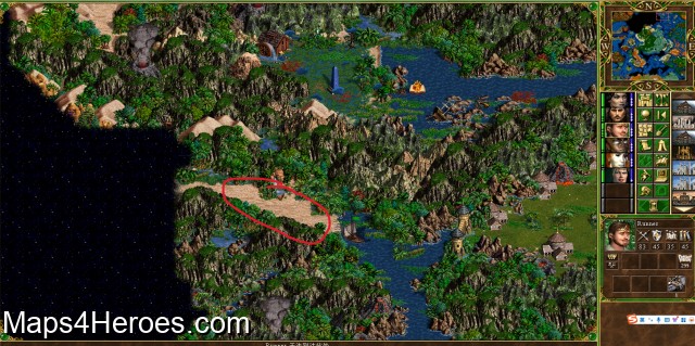 How can I go to this area? There isn't land - GELU and hota 2.0