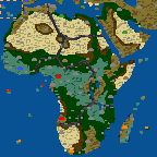 Download map Africa + South America - heroes 3 maps