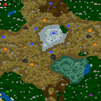 Download map Trouble in the Center - heroes 3 maps