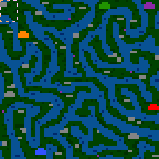 Download map Isle Maze - heroes 3 maps