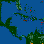 Download map Caribbean War - heroes 3 maps