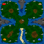 Download map Purple and Green 2 (Purpura i zieleń 2) - heroes 3 maps