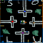 Download map White Cross - heroes 3 maps