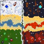 Download map Two opposite parties - heroes 4 maps