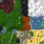 Download map Унесённый взрывом (Blown away) - heroes 4 maps