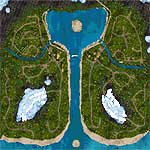 Download map Blue Lagune - heroes 7 maps